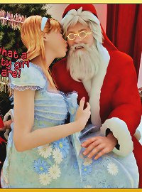 Sensual beauties were severely shaged without mercy by Santa Claus