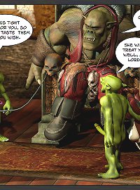 Monsters decided to enslave and fuck these two horny elf babes.